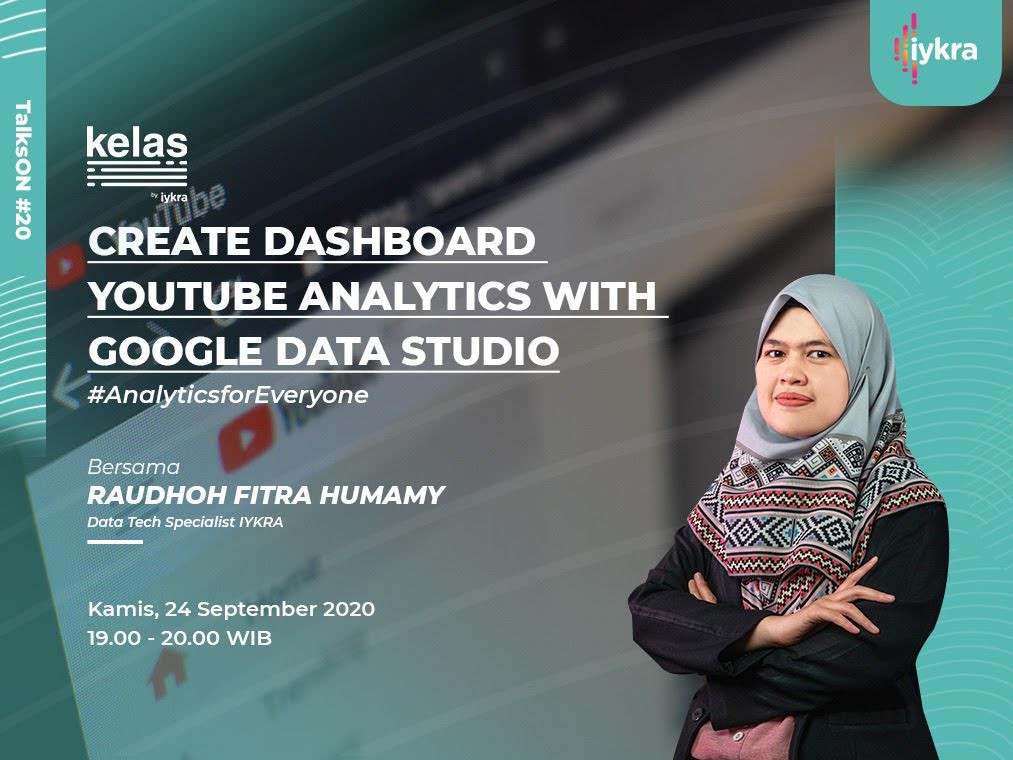 HandsON #20: Create Dashboard Youtube Analytics with Google Data Studio ...