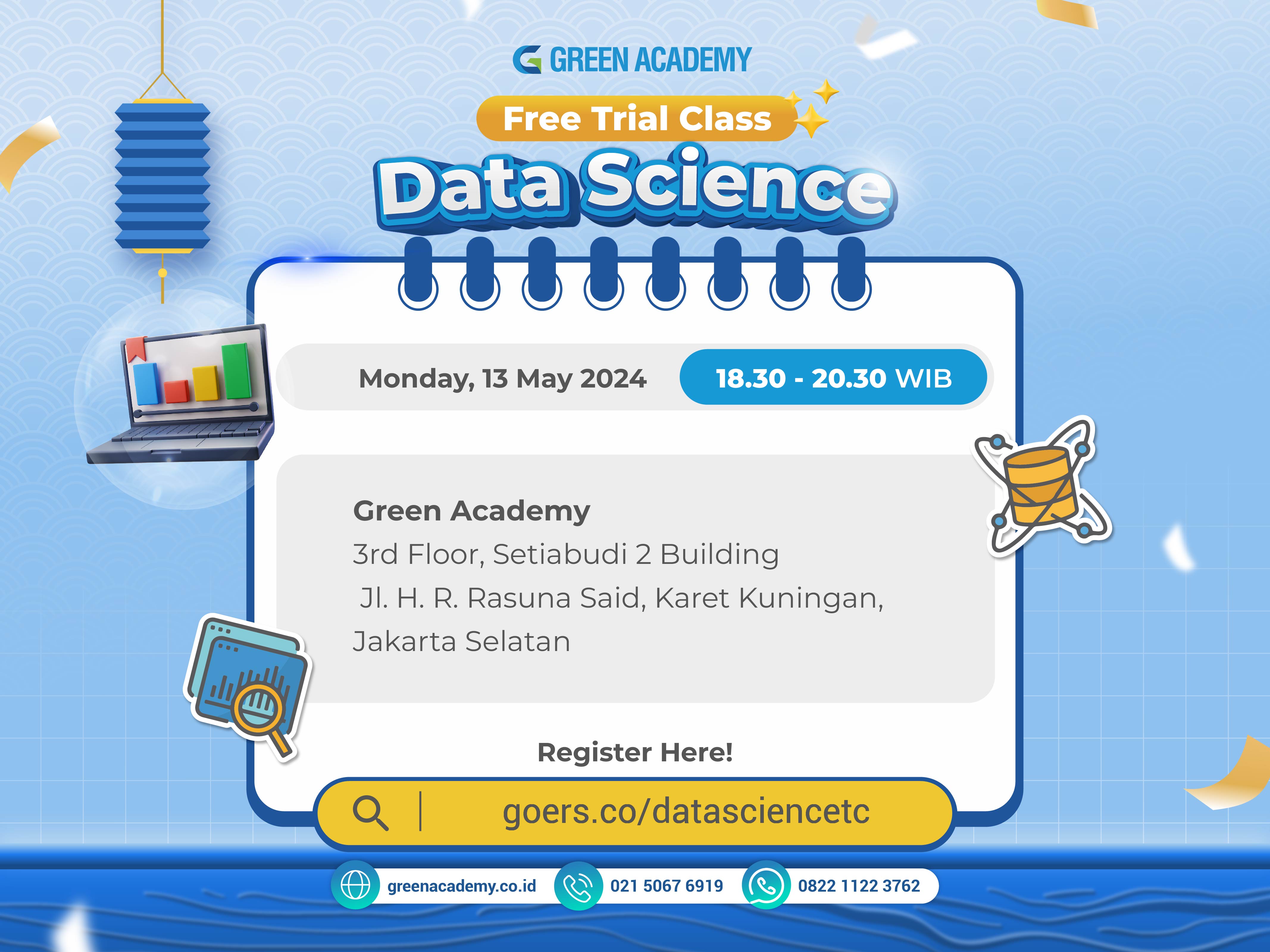 FREE TRIAL CLASS DATA SCIENCE - GREEN ACADEMY | GOERS